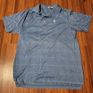 Peter Millar Blue Polo Shirt - Size Large